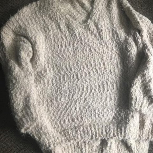 Cream Mohair Sweater from Dreamers - Picture 2 of 2